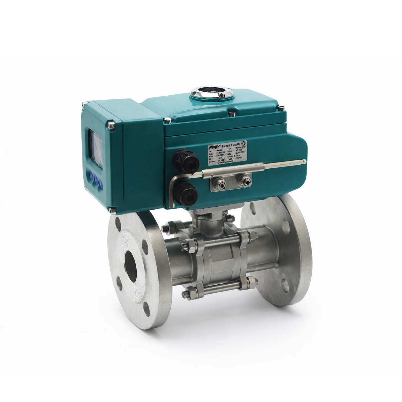 Oransal Elektrik Aktüatörlü Flanşlı Küresel Vana