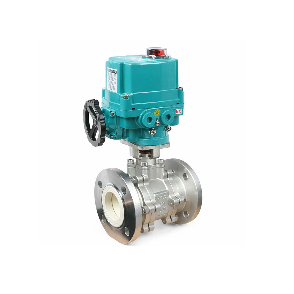 Elektrik Aktüatörlü Seramik Küresel Vanalar