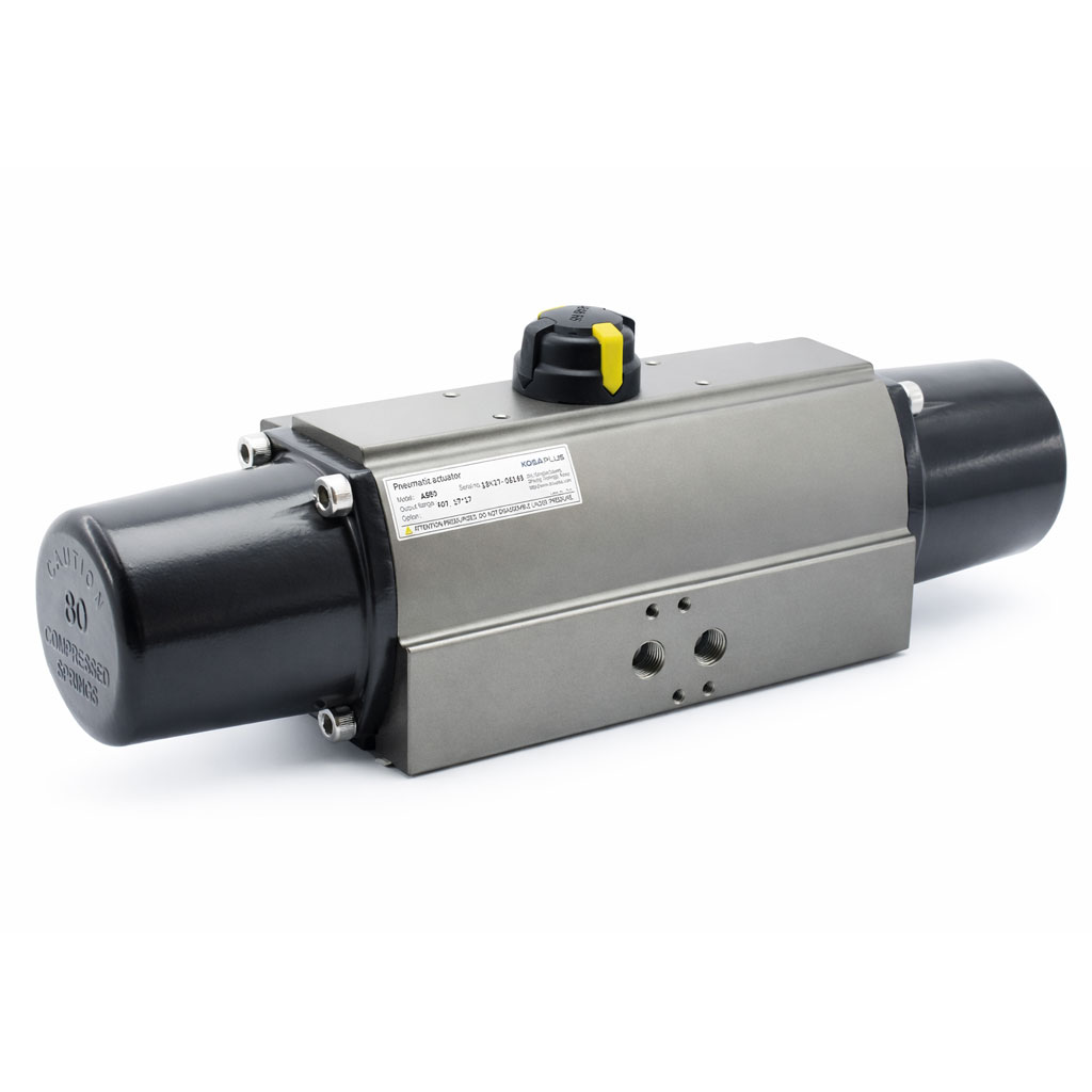 İskoç Boyunlu Tek Etkili Pnömatik Aktüatörler